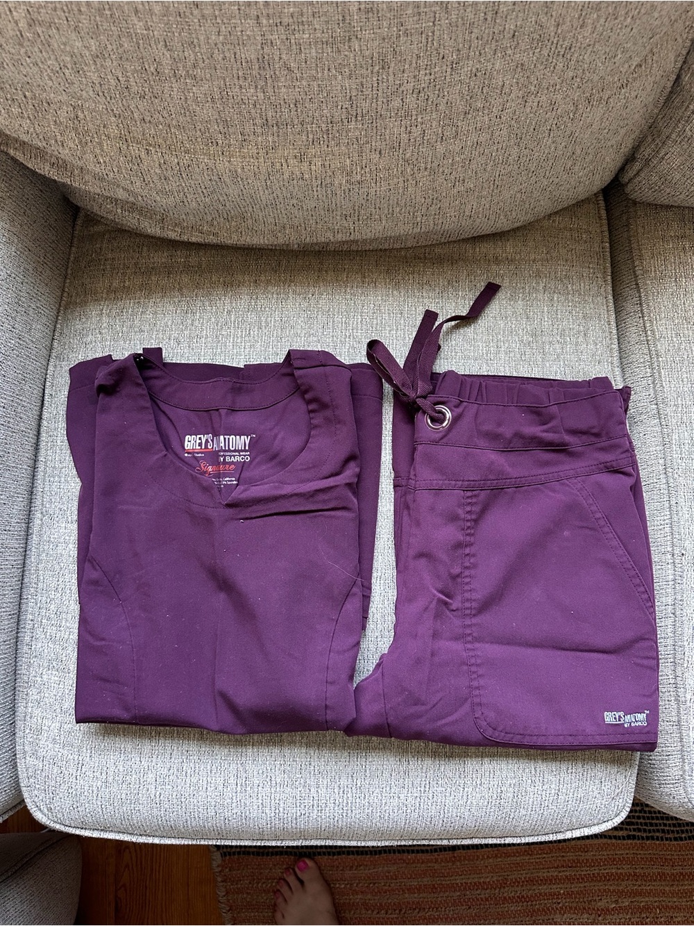 Barco Uniforms Plum Scrub Set - Deep Purple